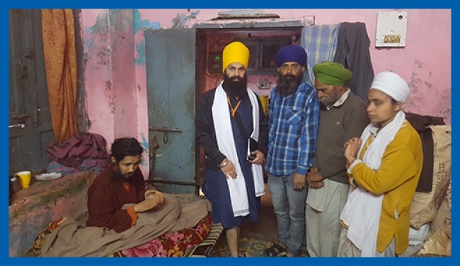 SAF International's Shamandeep Singh helping a struggling family avoid homelessness